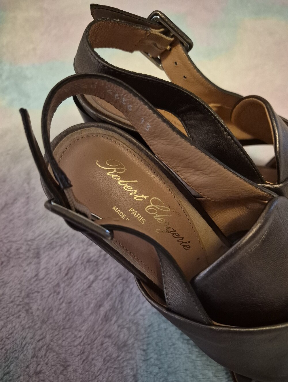 Vintage Robert Clergerie Leather High Heel Shoes - Picture 2 of 9